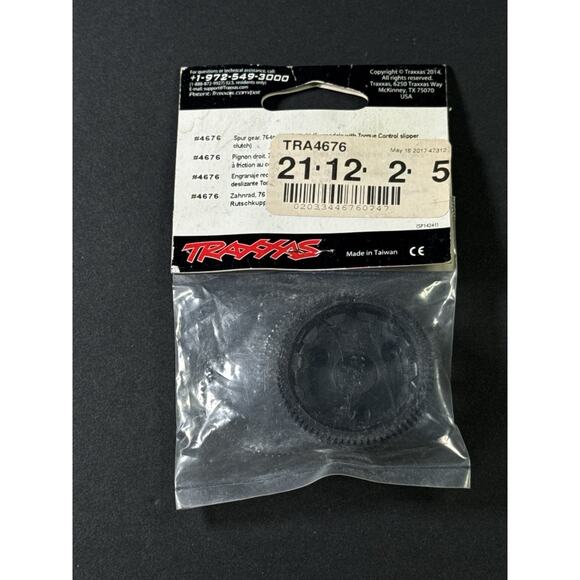 Traxxas 4676 Spur Gear 48 Pitch 76 Tooth Bandit/Stampede/Rustler - Picture 3 of 3